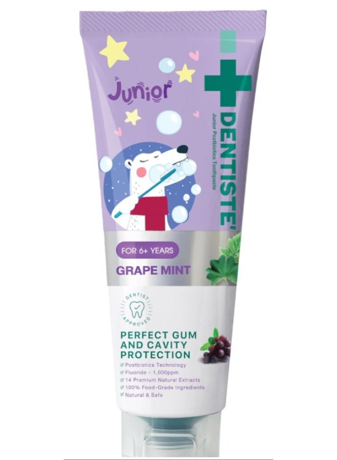 Dentiste Junior Postbiotics (Grape Mint) Toothpaste Tube - 60 Gm